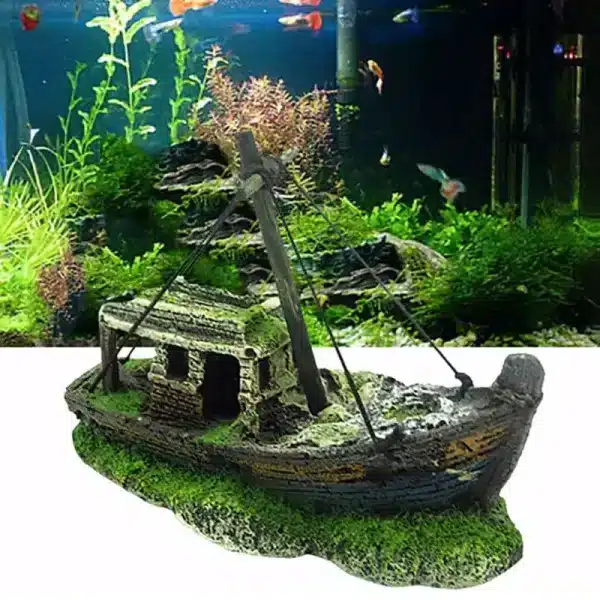 Navire décoration aquarium