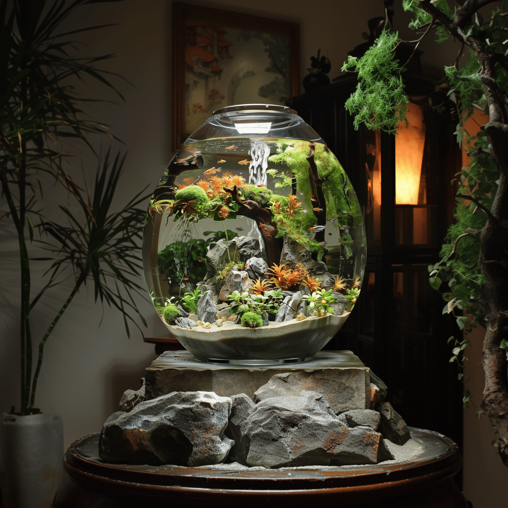 décoration aquarium