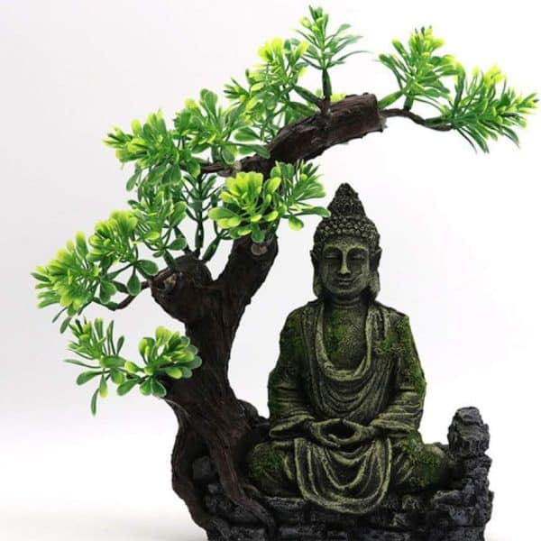 décoration aquarium poisson japonais