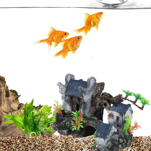 décoration aquarium japonais