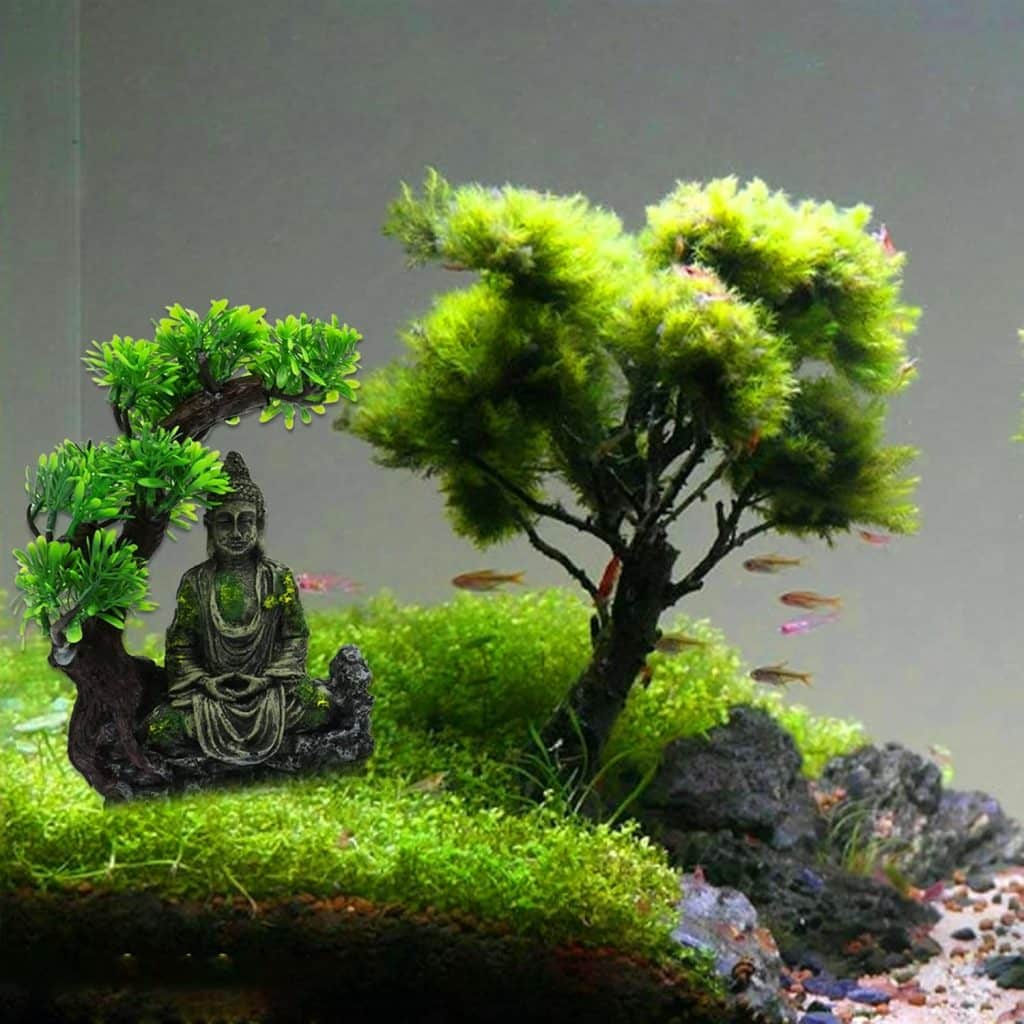 décoration aquarium japonaise