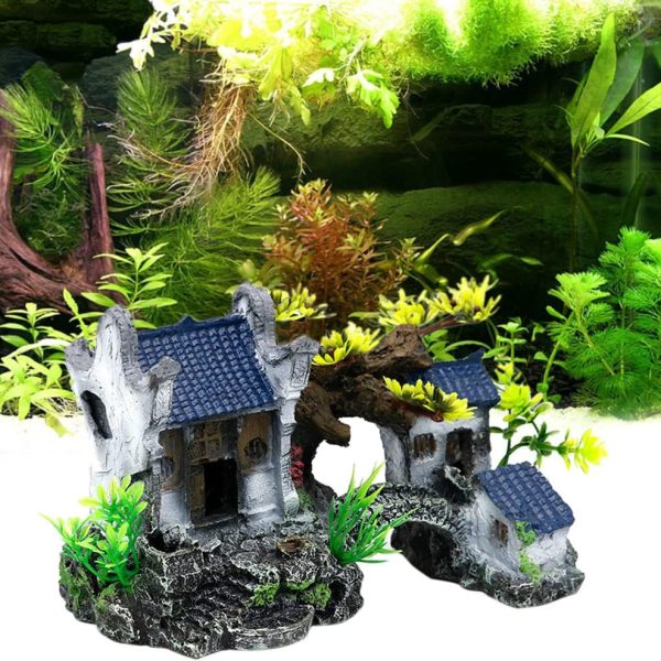 décoration aquarium asiatique