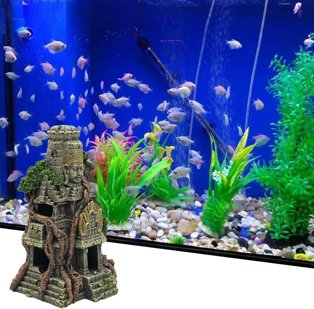 décoration aquarium bouddha