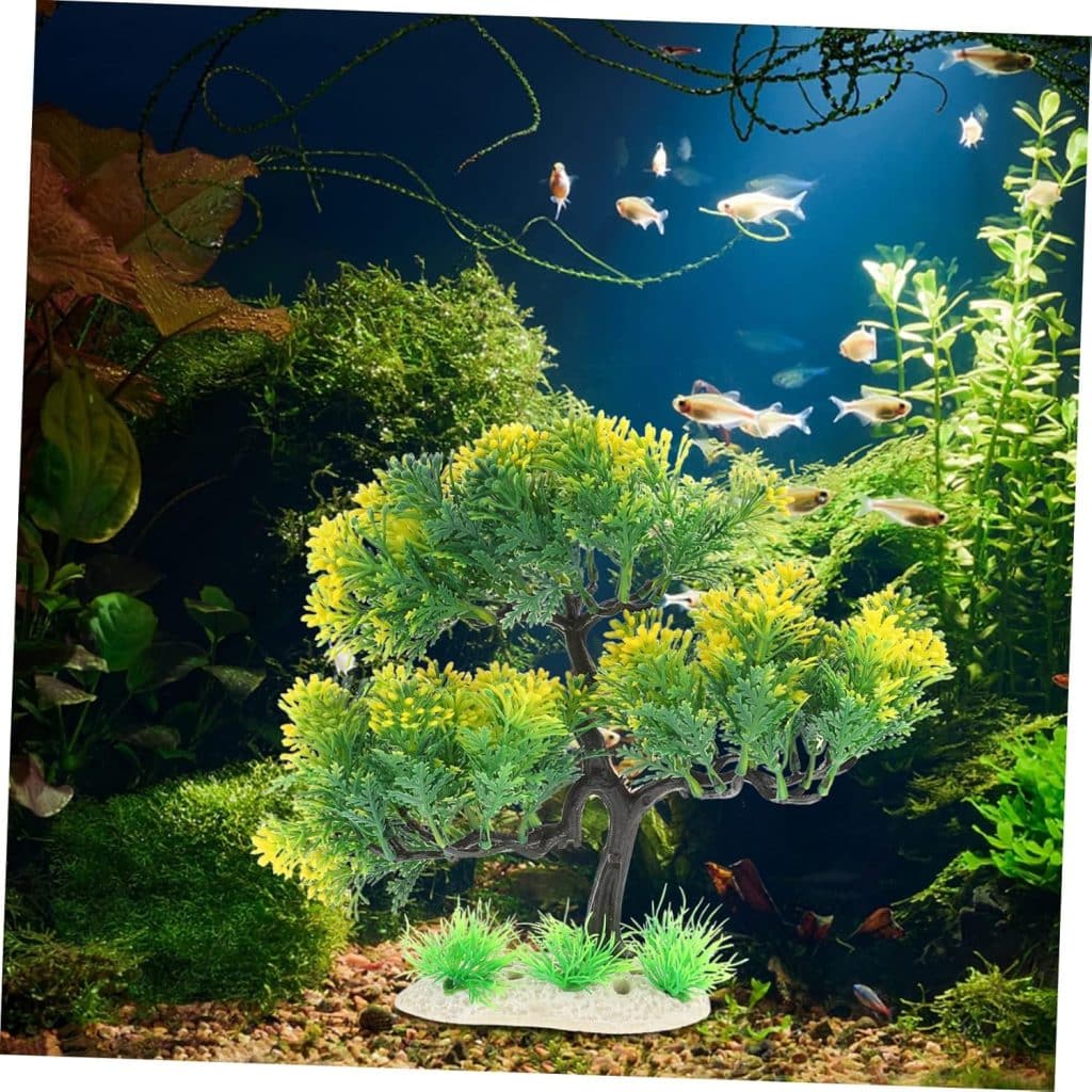 décoration aquarium asiatique
