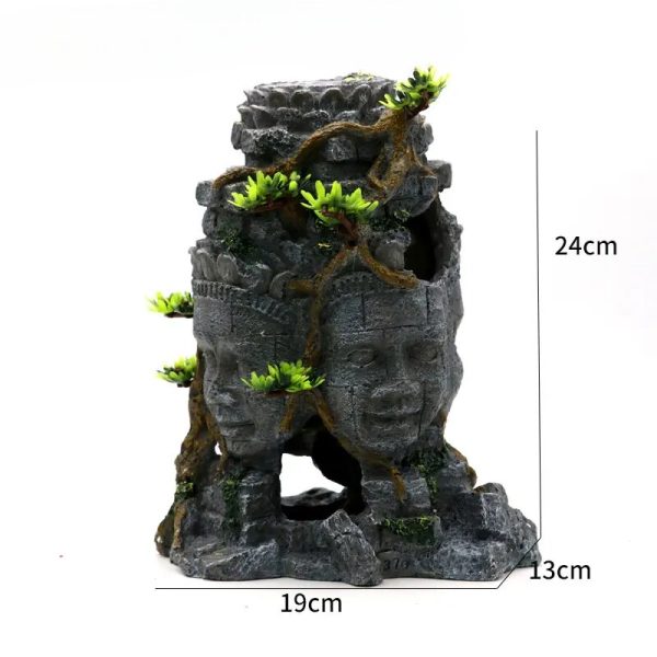 déco aquarium bouddha