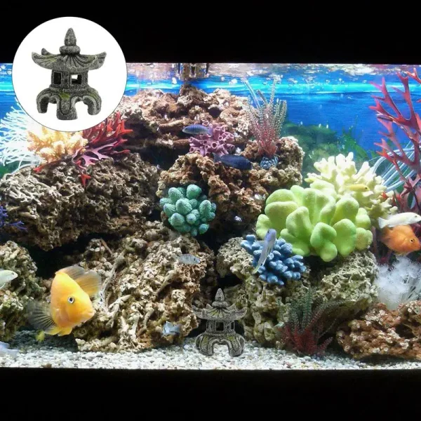 décoration aquarium japonais