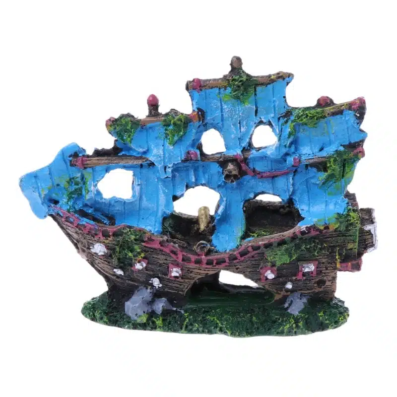 décoration aquarium résine