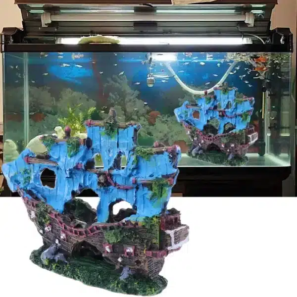 Bateau aquarium pour poisson