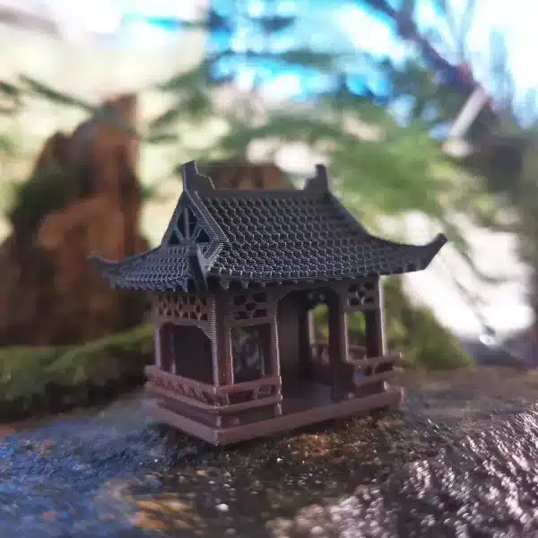 décoration aquarium japonaise