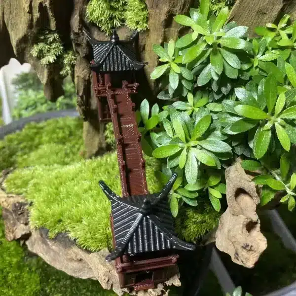 décor aquarium asiatique