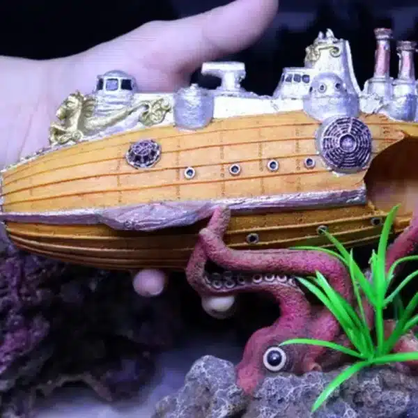 Navire décoration aquarium