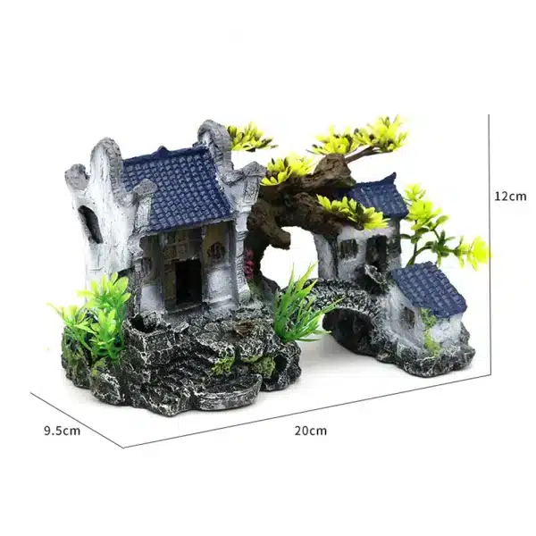 décor aquarium japonais