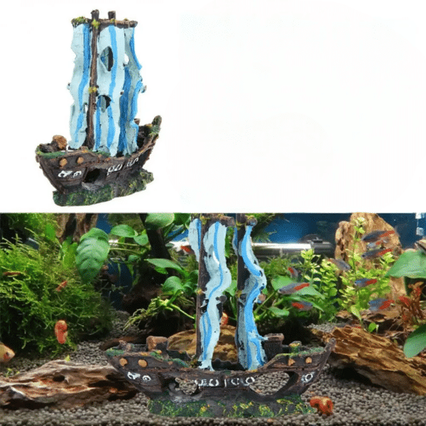 Navire décoration aquarium