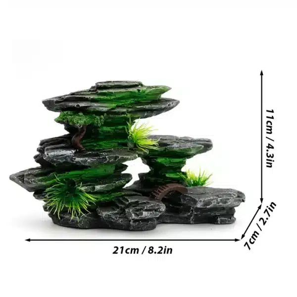 décor aquarium pierre