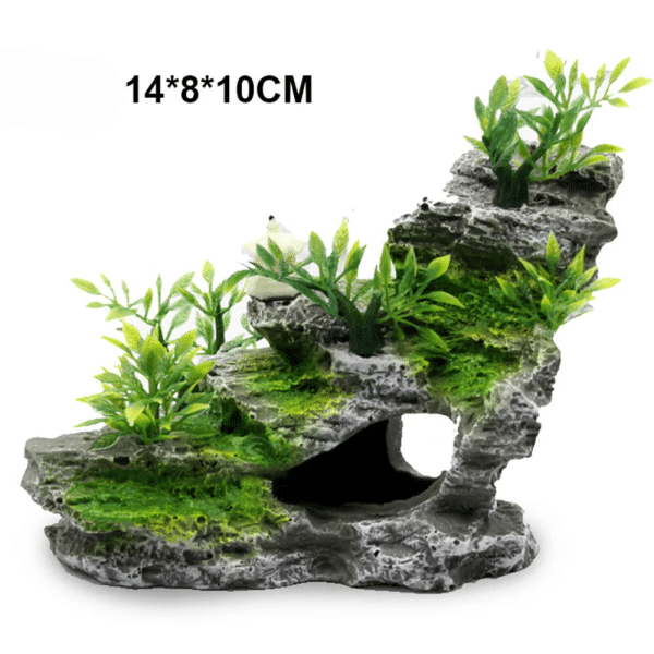 Décoration aquarium pierre