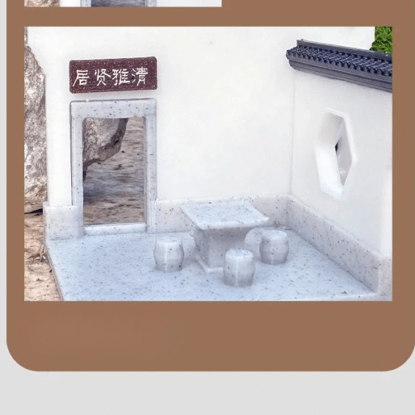 décor aquarium asiatique