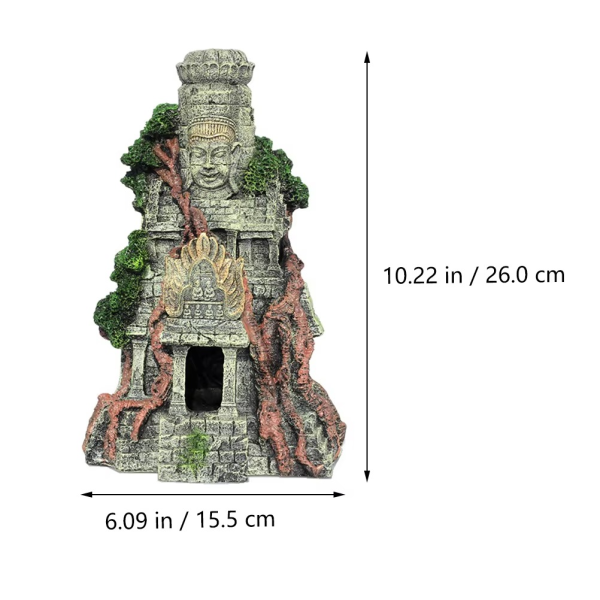 déco aquarium bouddha