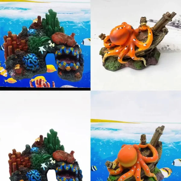Bateau aquarium pour poisson