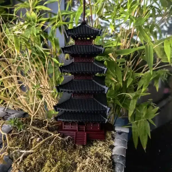 décoration aquarium japonais