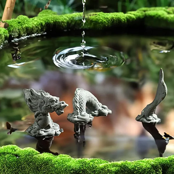 décoration aquarium japonaise