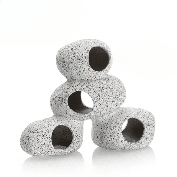 Deco aquarium avec pierre