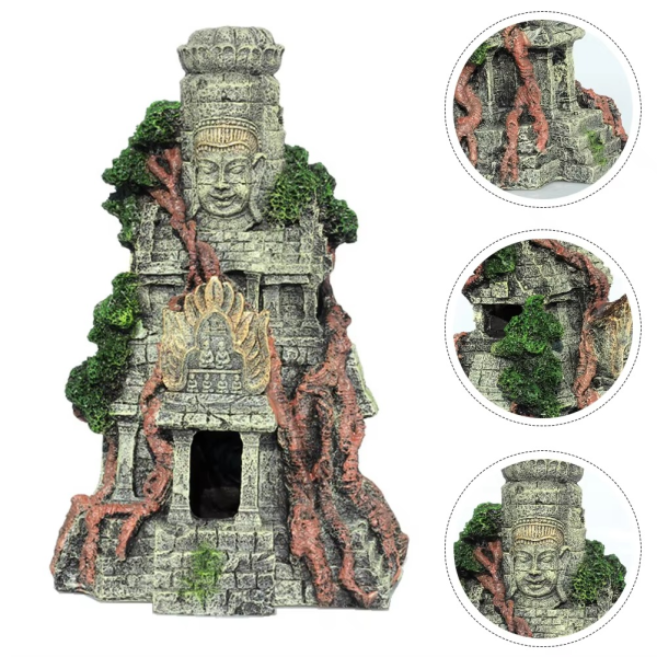 decor aquarium bouddha