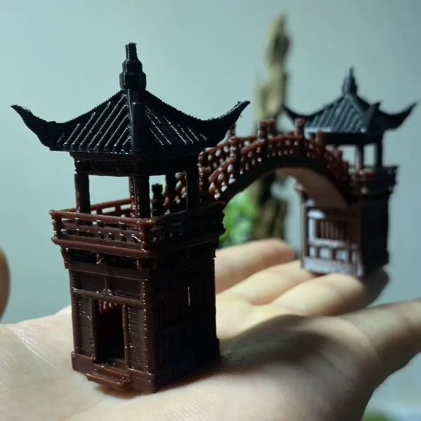 décor aquarium japonais