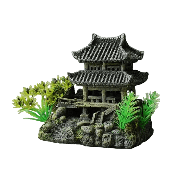 décoration aquarium japonais