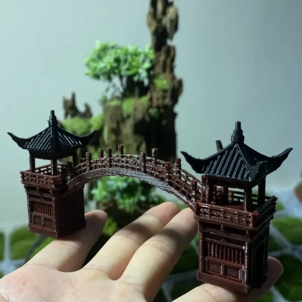 décoration aquarium asiatique