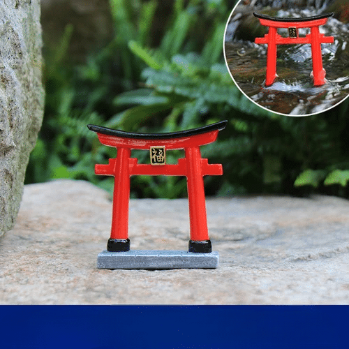 décoration aquarium japonaise