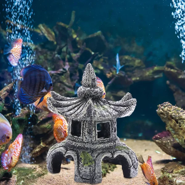 décoration aquarium asiatique