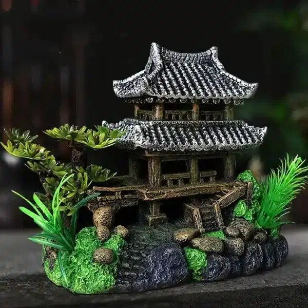 décoration aquarium japonais