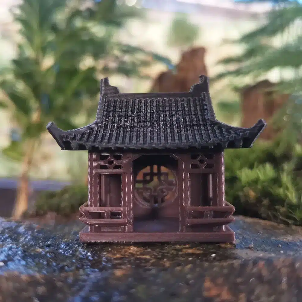 décor aquarium asiatique