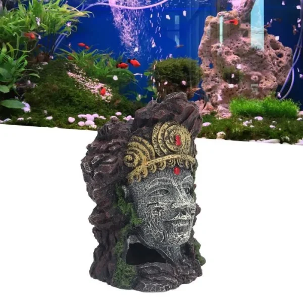 décoration aquarium bouddha