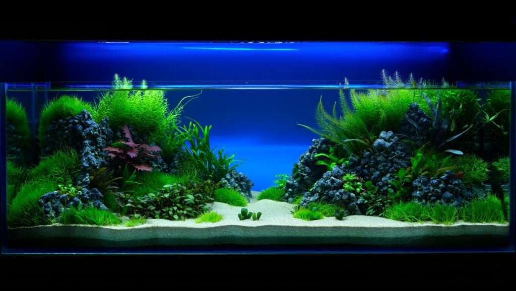 Décoration grand aquarium