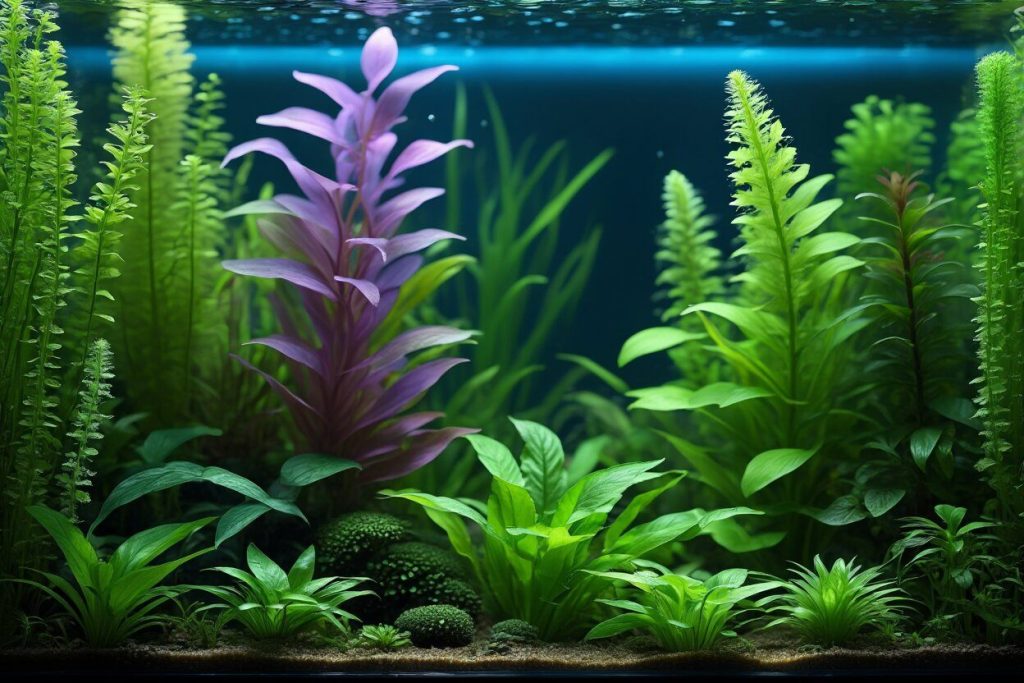 Déco plantes aquarium