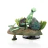 Décoration aquarium squelette pirate coffre trésor résine 12cm air