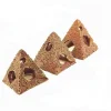 Lot 3 cachettes pyramides résine aquarium texture pierre