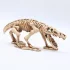 Grande décoration aquarium 30cm squelette dinosaure fossile résine beige