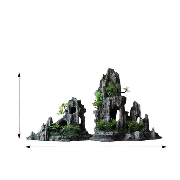 Lot de 2 montagnes rocheuses