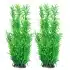 Lot de 2 plantes artificielles vertes hautes environ 40cm pour aquarium.