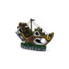 Petit navire pirate épave décoration aquarium résine 20cm