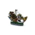 Petit navire pirate épave décoration aquarium résine 20cm
