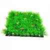 Tapis végétal artificiel herbe fleurie Type 3 base grille 25x25cm