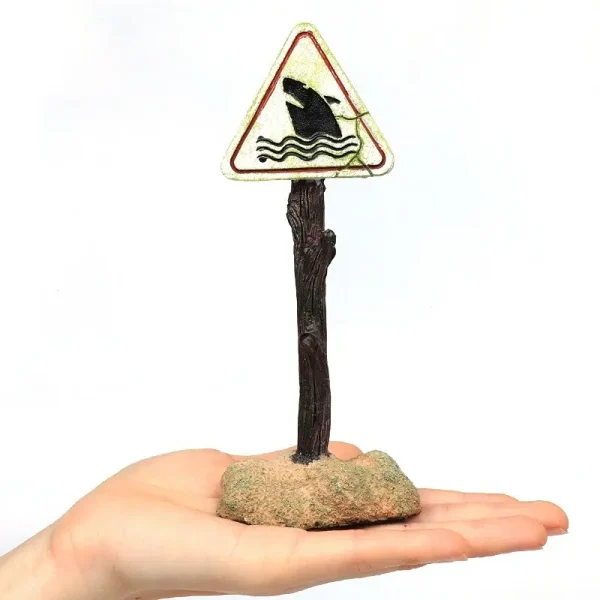 3 Petits Panneaux d'Avertissements en Résine pour Aquarium