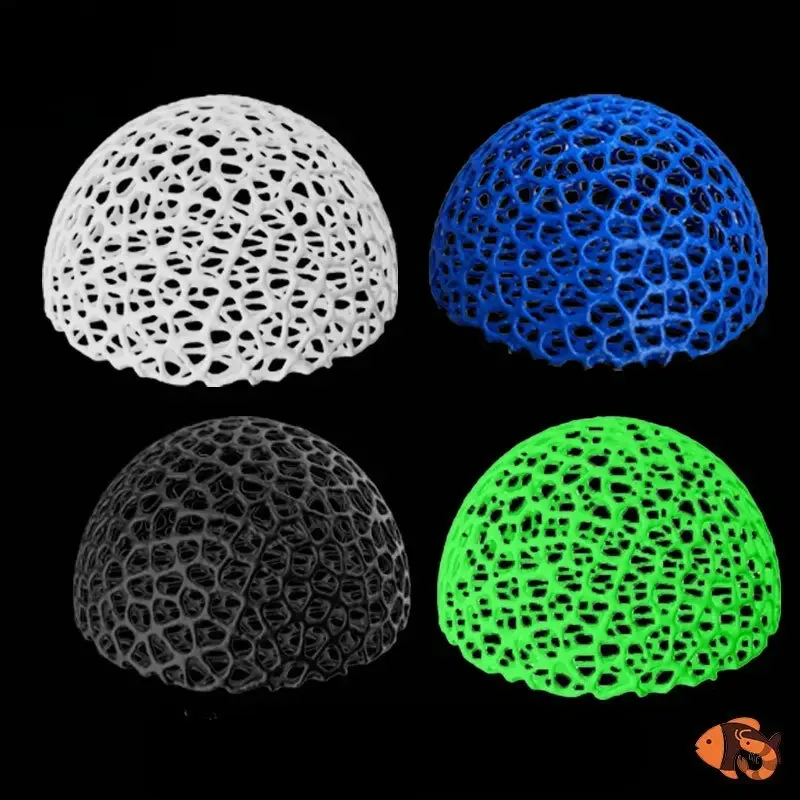 Lot de 4 Boules en Plastique Différents Coloris Grottes