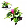 Plantes Artificielles Aquarium Résine Plastique 10-15cm